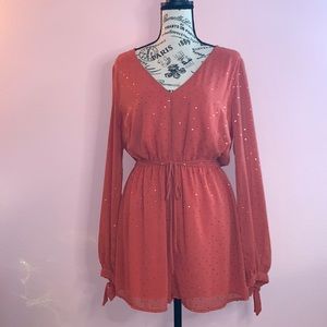 One Piece Sparkle Romper size M